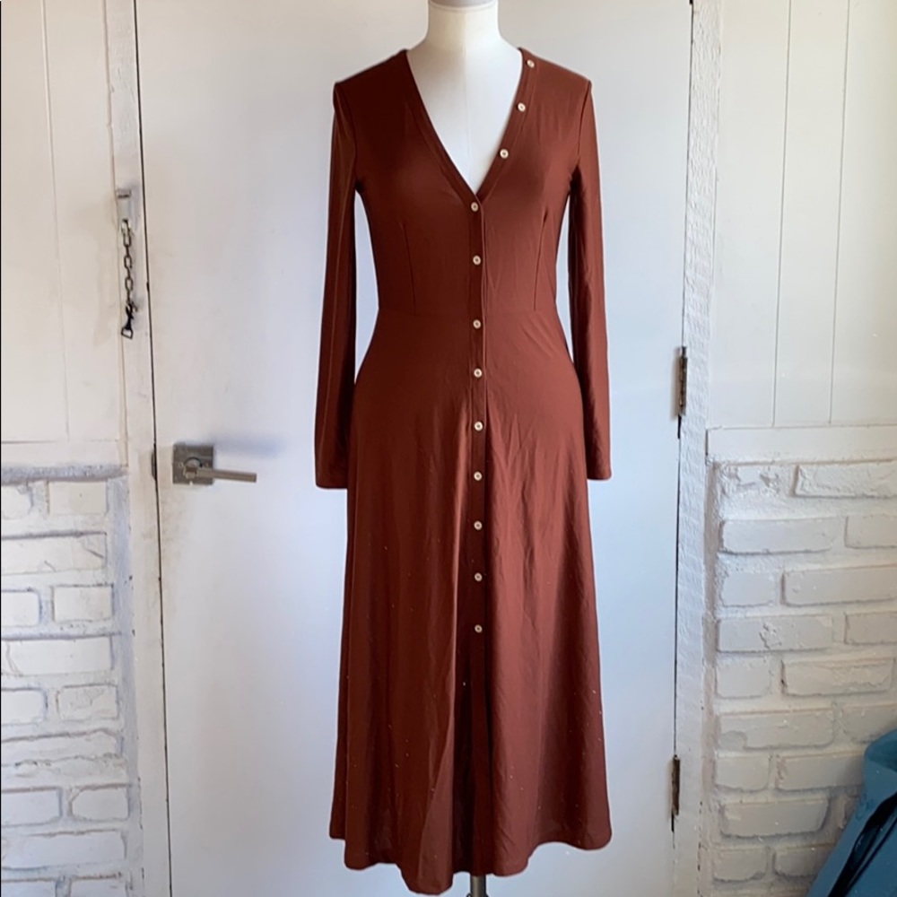 & other stories midi dress